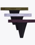 Essential Cotton Classic Thong 3-Pack