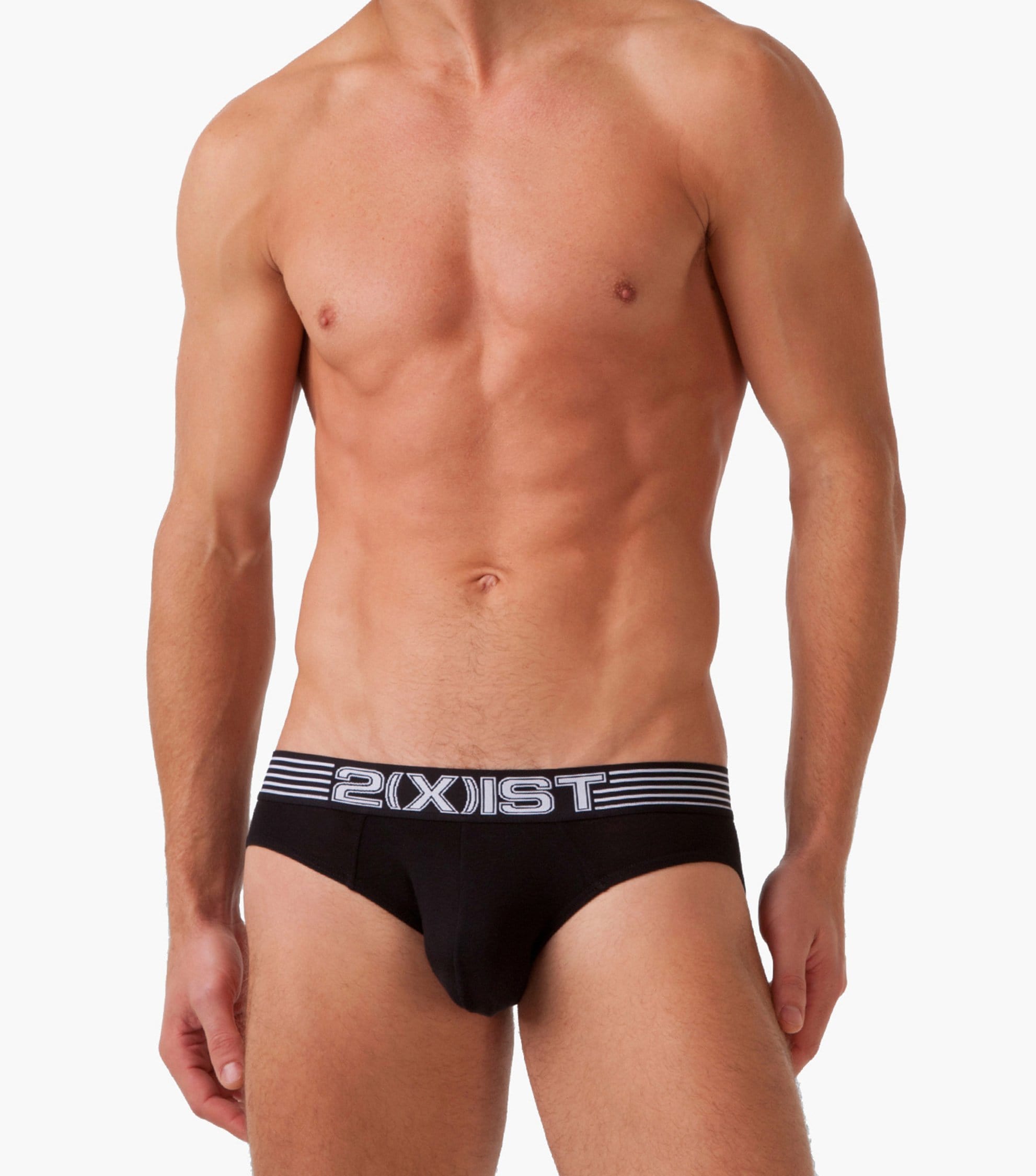 2XIST Brief Mens Underwear Grey,Black or White Gay/Guy FAST SHIPPING XS S M  L XL