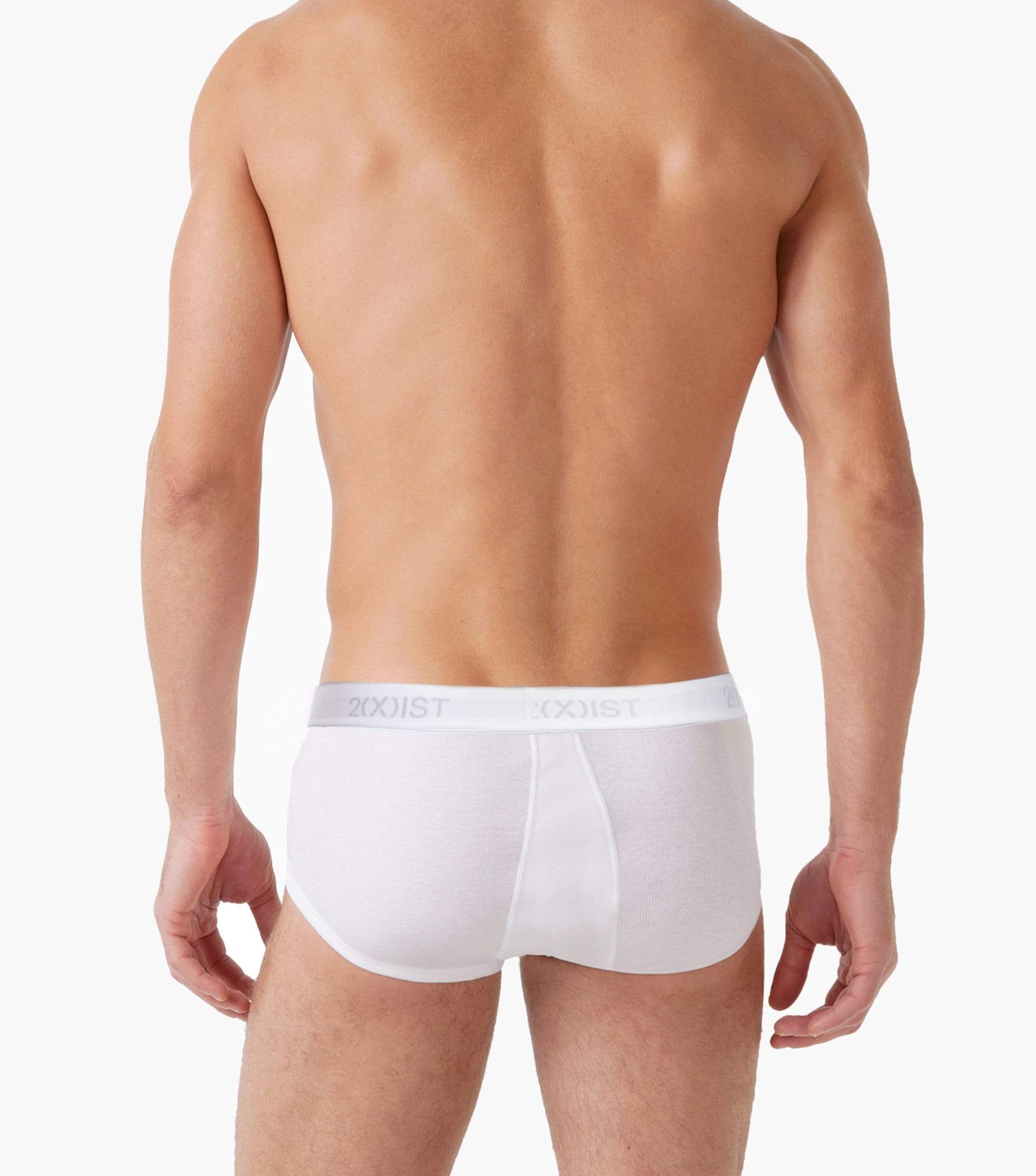 Lowes Fly Front Brief 3 Pack White - Lowes Menswear