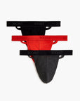 Essential Cotton Y-Back Thong 3-Pack