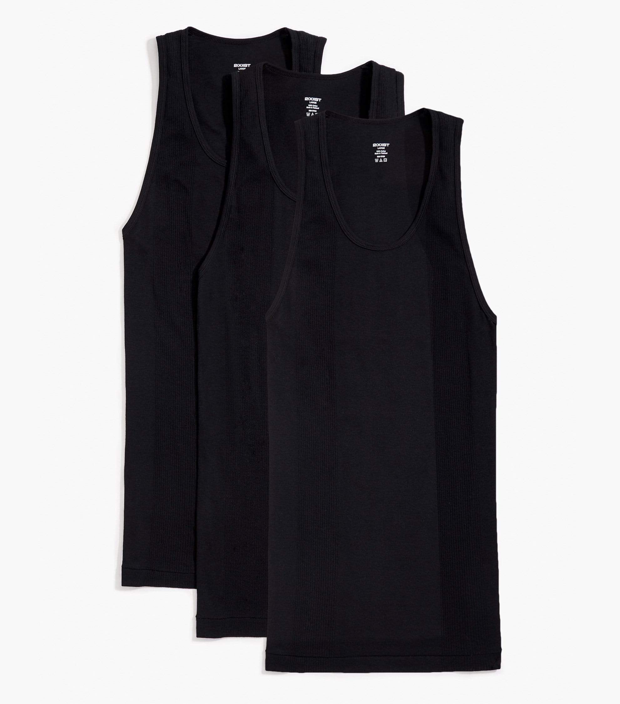 Men's Cotton Tank Top 3-Pack - Men's T-shirts - New In 2024