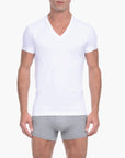 Essential Cotton Slim-Fit V-Neck 3-Pack