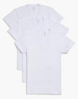 Essential Cotton Slim-Fit V-Neck 3-Pack