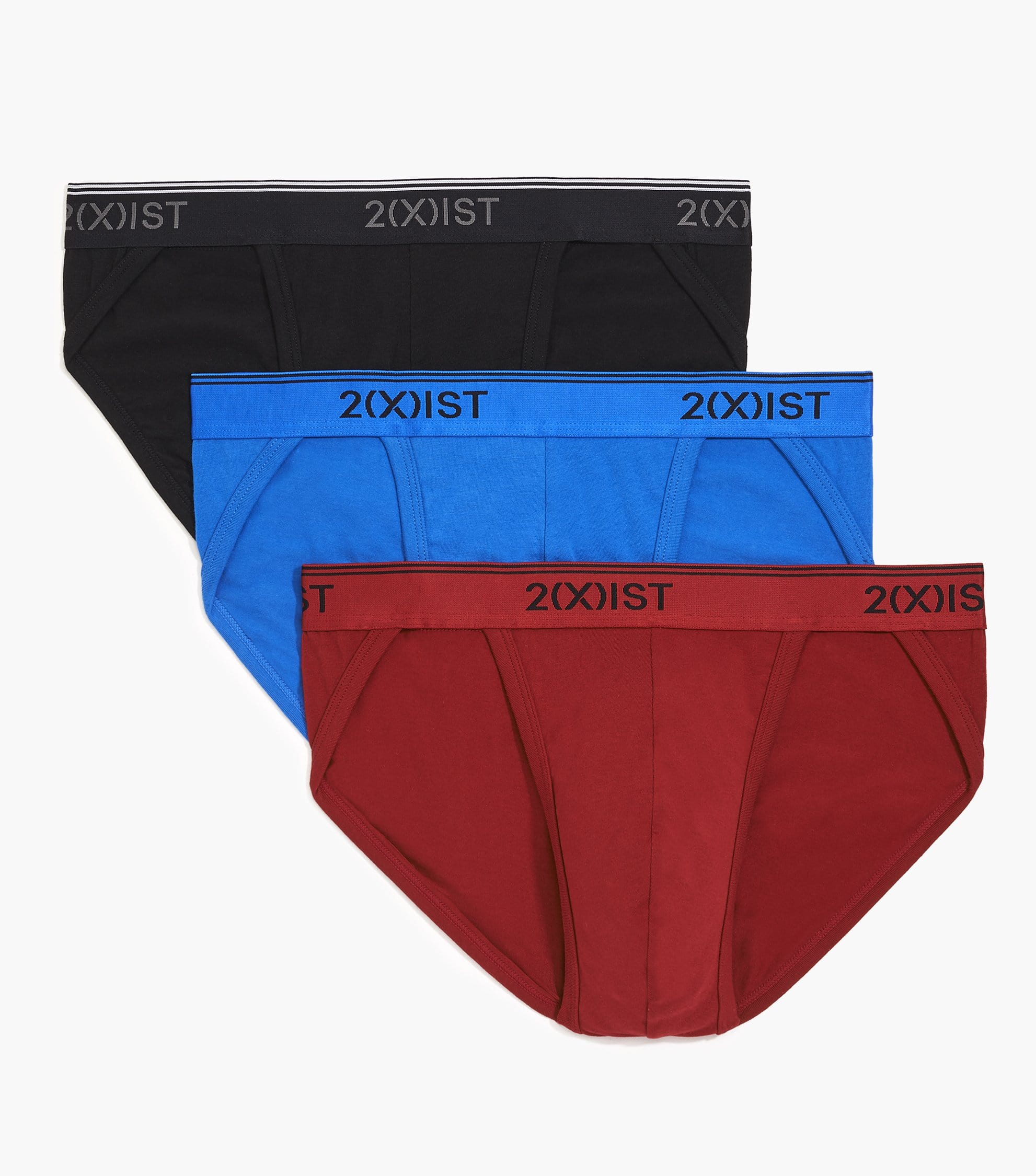 Stay comfortable all day with these 2(X)IST Cotton Stretch No Show Briefs