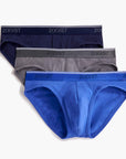 Cotton Stretch No-Show Brief 3-Pack