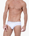 Cotton Stretch No-Show Brief 3-Pack
