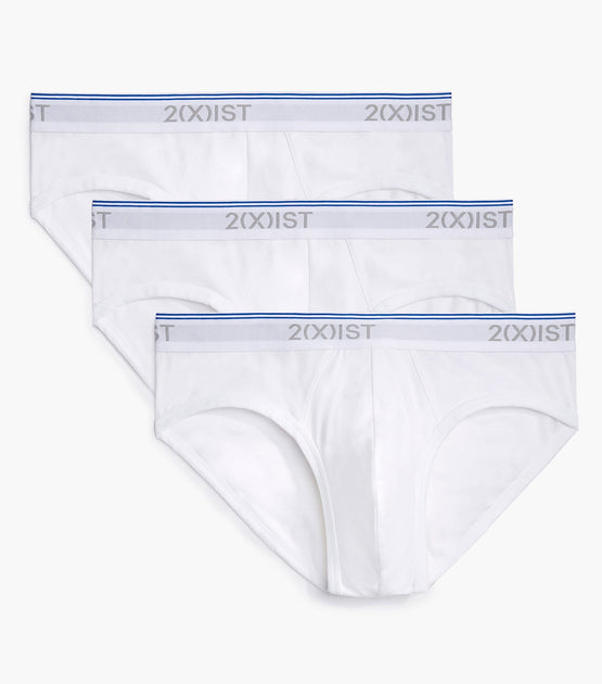 Men's Stretch Cotton NoShow Brief 3Pack Mens Briefs 2(X)IST