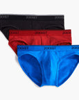 Cotton Stretch No-Show Brief 3-Pack