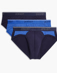 Cotton Stretch No-Show Brief 3-Pack