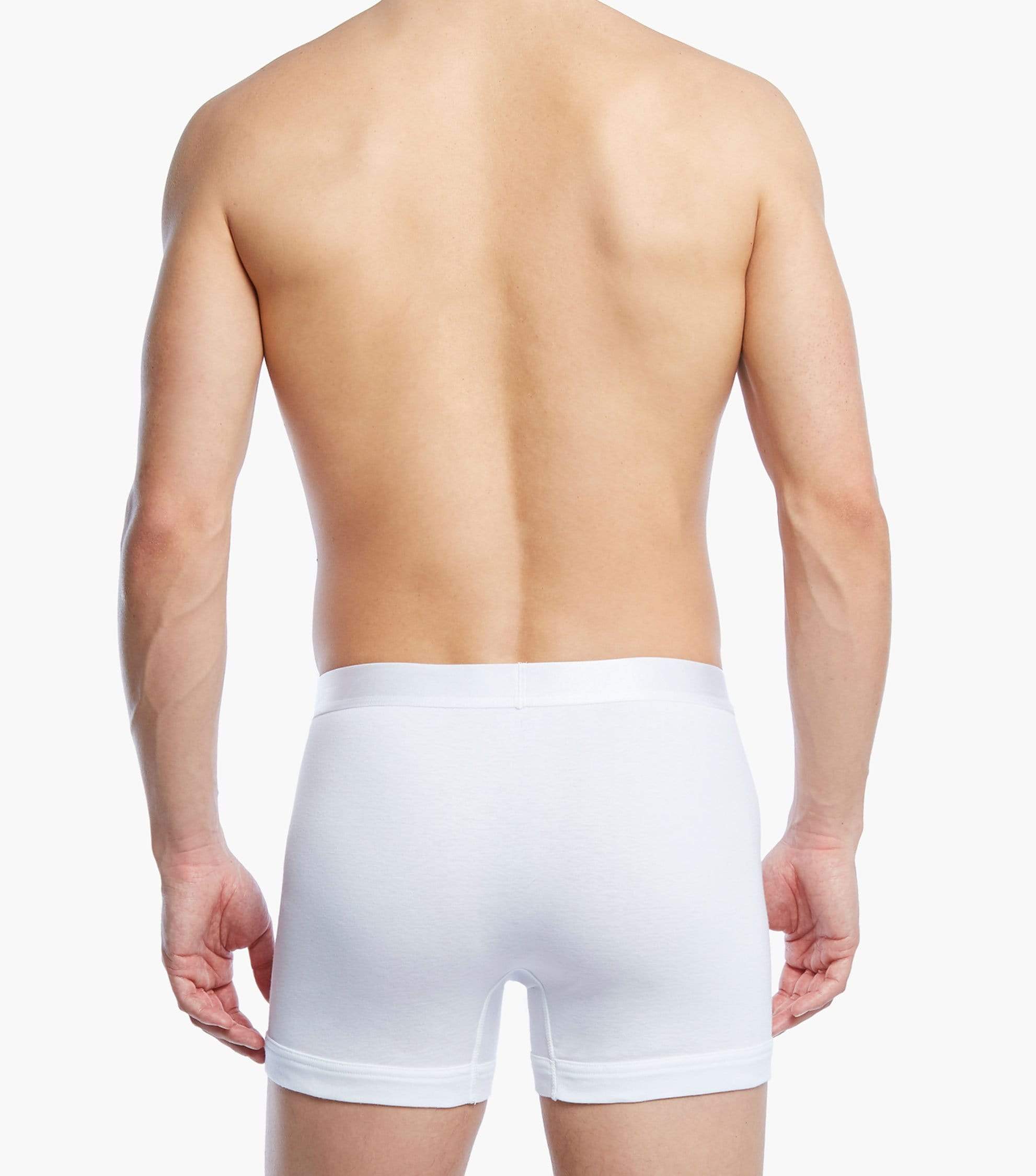$24 2Xist Underwear Men's White Logo Pima Cotton Contour Pouch Briefs Size  XL
