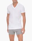 Pima Cotton V-Neck T-Shirt | 3-Pack