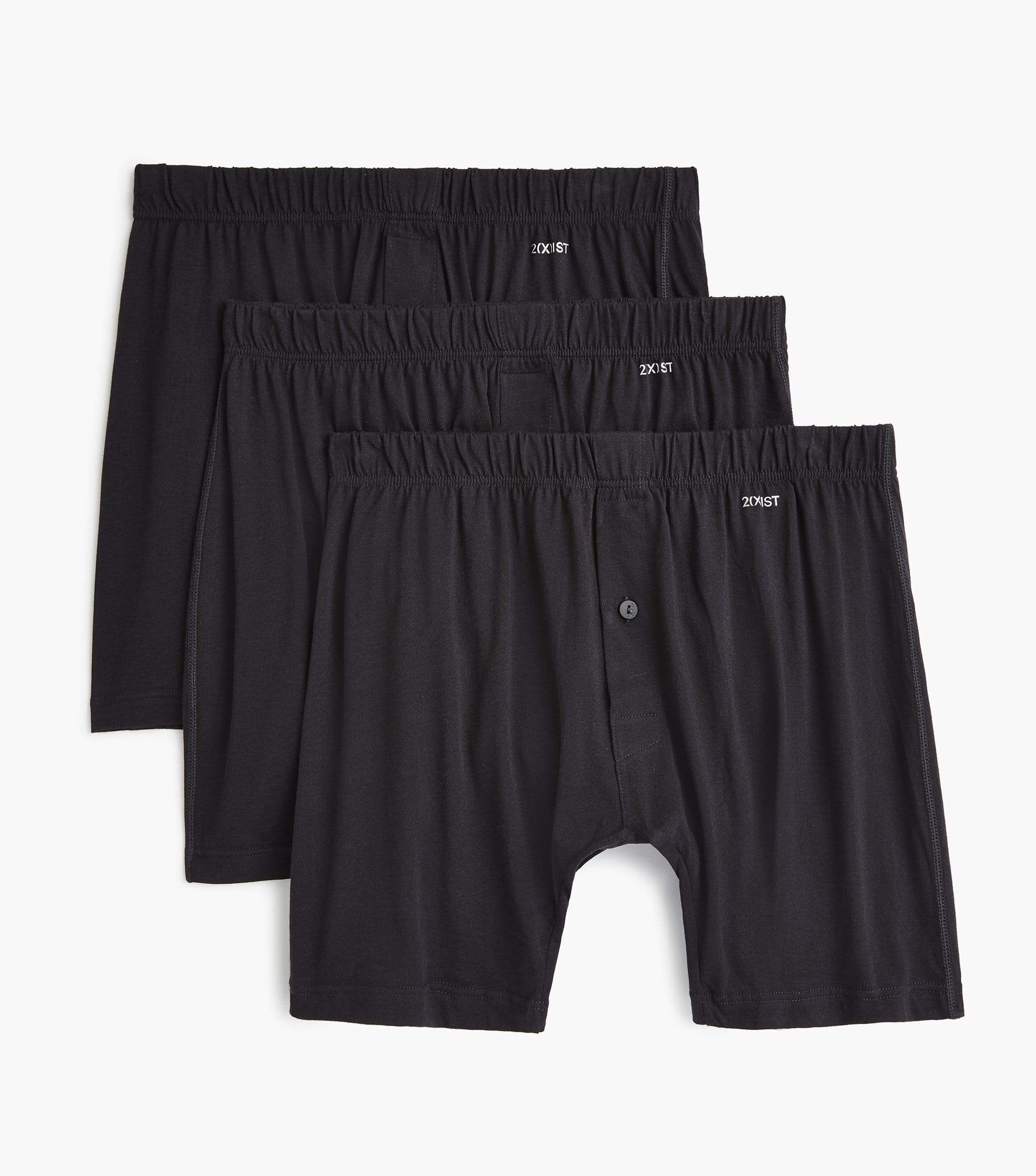 New 2 Pcs Hathaway Mens Knit Boxer short underwear COTTON/SPANDEX~ M L XL