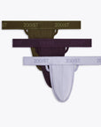 Essential Cotton Y-Back Thong 3-Pack