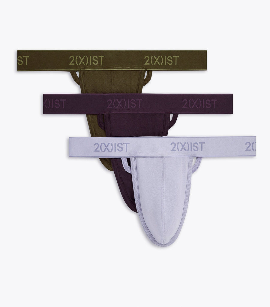 Essential Cotton Y-Back Thong 3-Pack