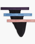 Essential Cotton Y-Back Thong 3-Pack