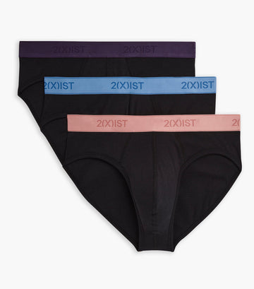 2(X)ist 2xist men black print shiny cire finish hip brief underwear size S