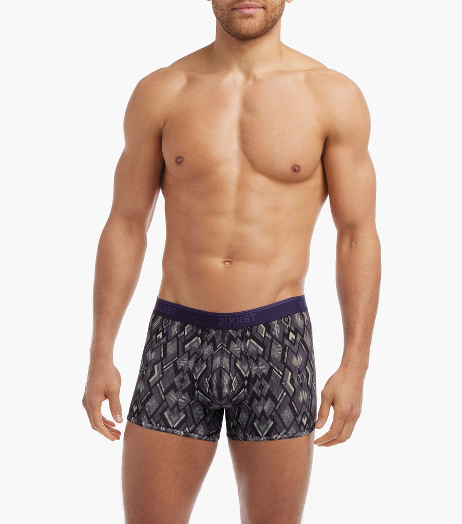 Cotton Stretch No-Show Trunk 3-Pack