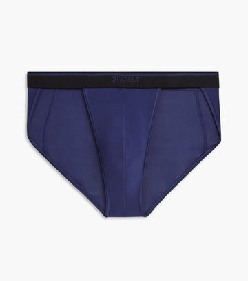 2(X)IST Stretch Bonus Pack 4-Pack Low-Rise Brief Cordovan/Stripe/Fuchsia  Purple SM at  Men's Clothing store