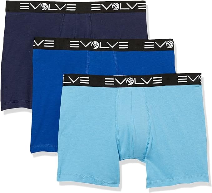 Evolve Cotton 6" Boxer Brief 3-Pack