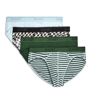 Cotton Stretch No Show Brief 3+1 Bonus Pack