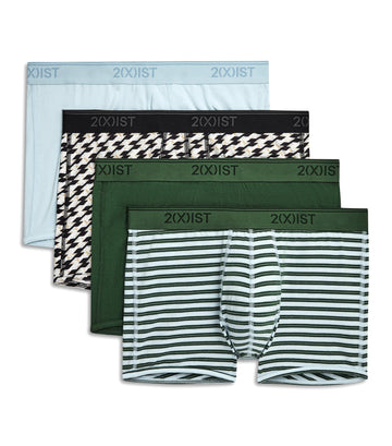 Cotton Stretch No Show Trunk 3+1 Bonus Pack