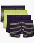 Cotton Stretch No Show Trunk 3+1 Bonus Pack