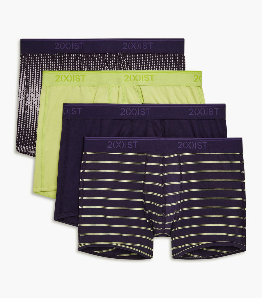 Cotton Stretch No Show Trunk 3+1 Bonus Pack