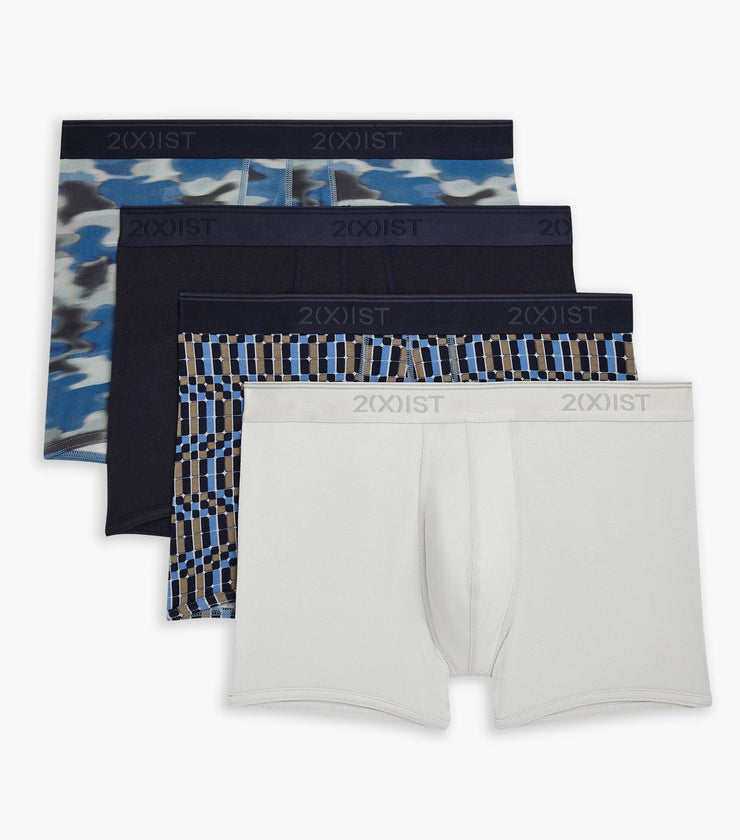 Cotton Stretch No Show Trunk 3+1 Bonus Pack