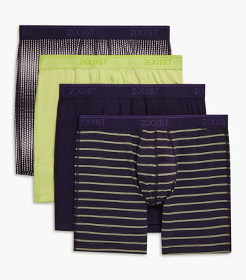 Cotton Stretch 6" Boxer Brief 3+1 Bonus Pack