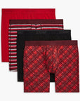 Cotton Stretch 6" Boxer Brief 3+1 Bonus Pack