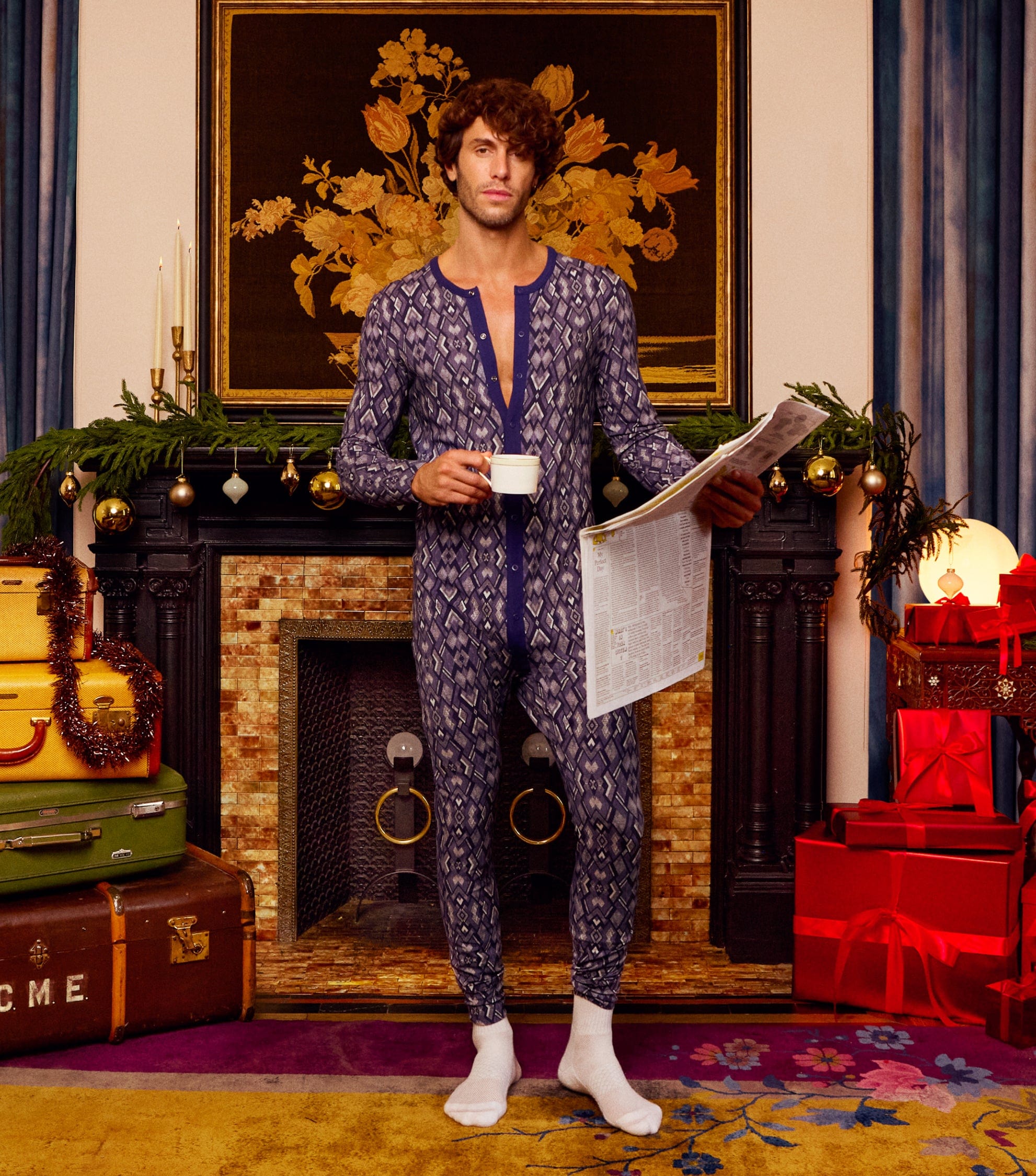 Cotton Stretch Union Suit