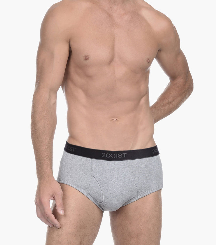 Essential Cotton Fly Front Brief 3-Pack