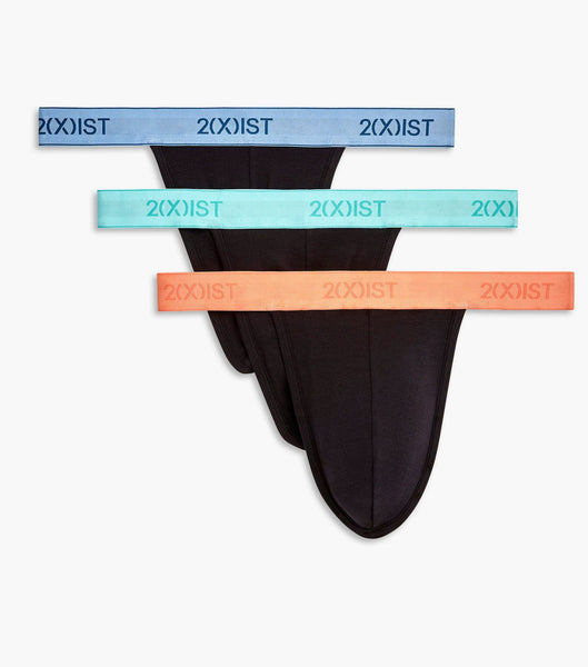 Men s Essential Cotton Y Back Thong 3 Pack Mens Jocks 2 X IST