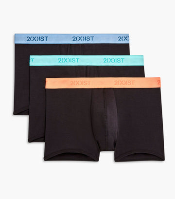 2xist 3-Pack Stretch No-Show Trunks - Free Shipping at