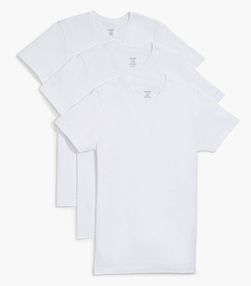 Men\'s Essential Cotton Crewneck T-Shirt Mens 3-Pack Crew-Necks 2(X)IST | 