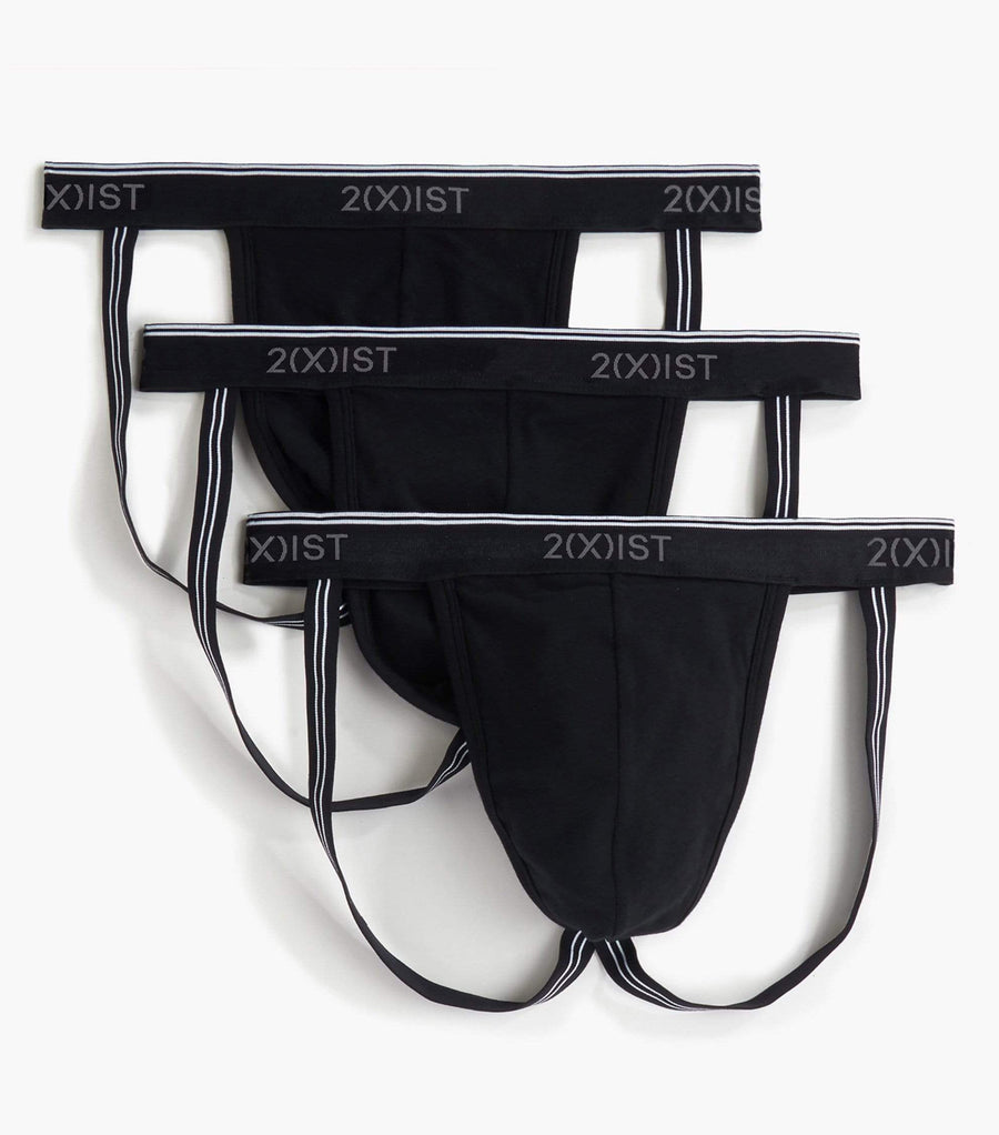 Mens Calvin Klein black Stretch-Cotton Thong Briefs (Pack Of 2)