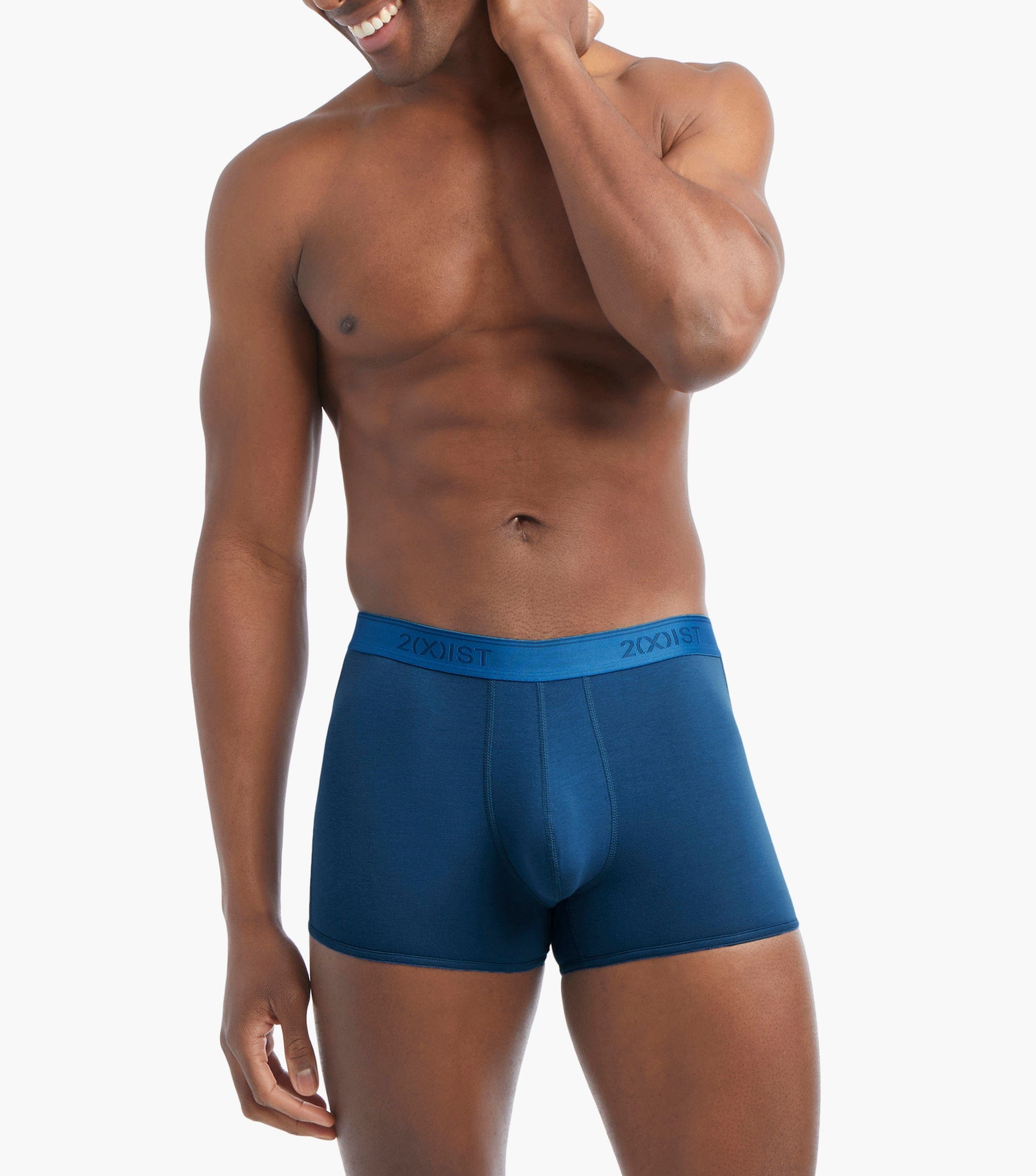 Cotton Stretch No-Show Trunk 3-Pack