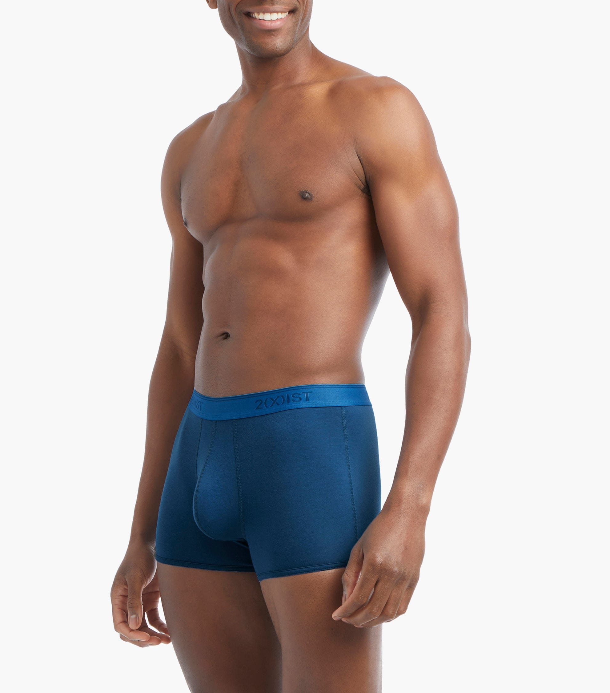 Cotton Stretch No-Show Trunk 3-Pack