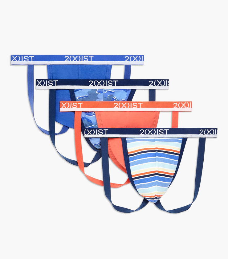 Cotton Stretch Jock Strap 3+1 Bonus Pack